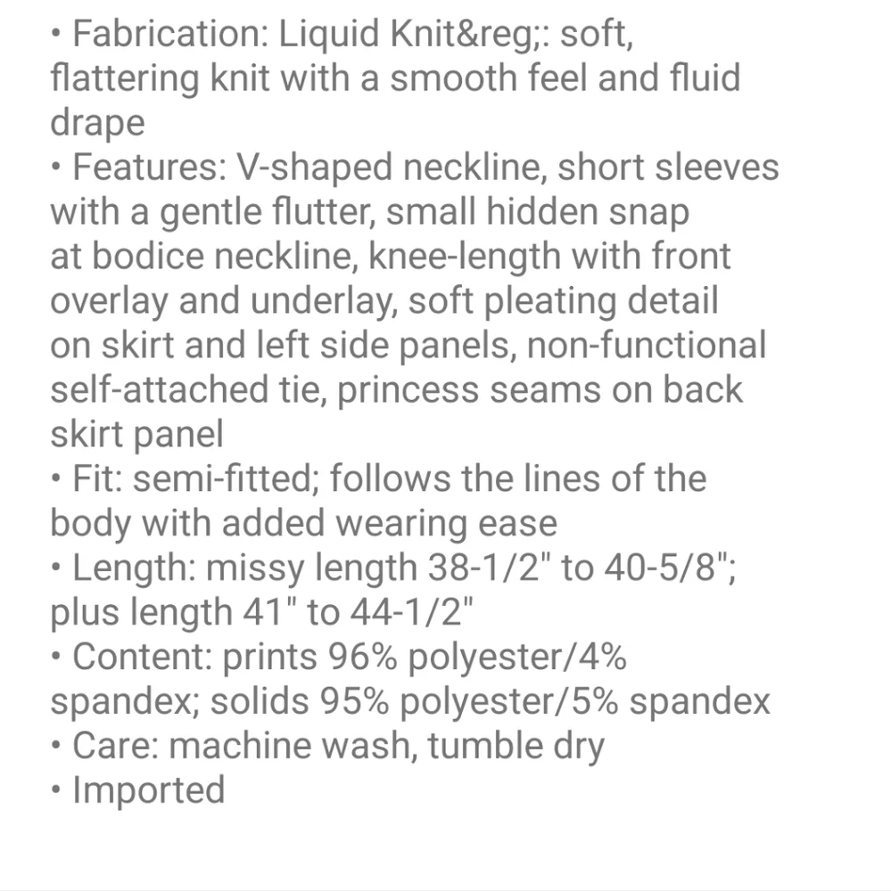 Susan Graver Liquid Knit Floral Pink Faux Wrap Dress Small - Picture 10 of 10